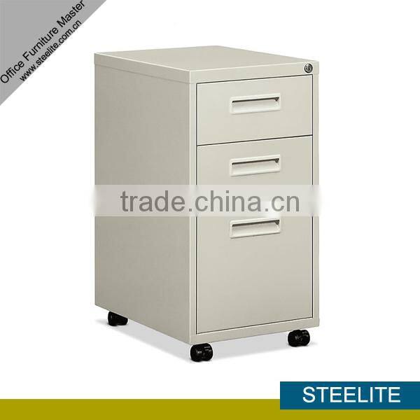 cabinet metal pedestal with cushion/decorative metal cabinet/mobile pedestal cabinet