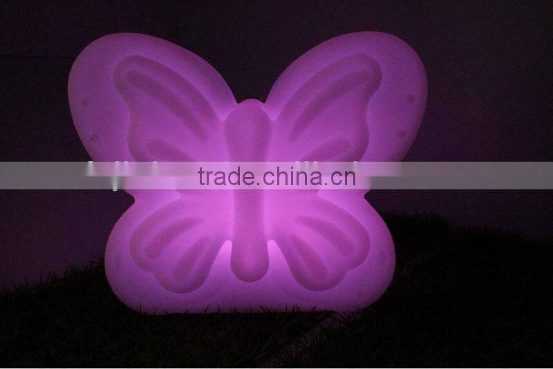 Decorative multi color changing plastic led table lamp