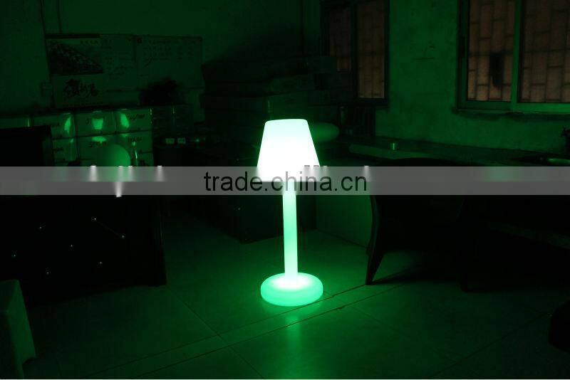 Rechargeable colorful outdoor LED floor light & indoor led desk light