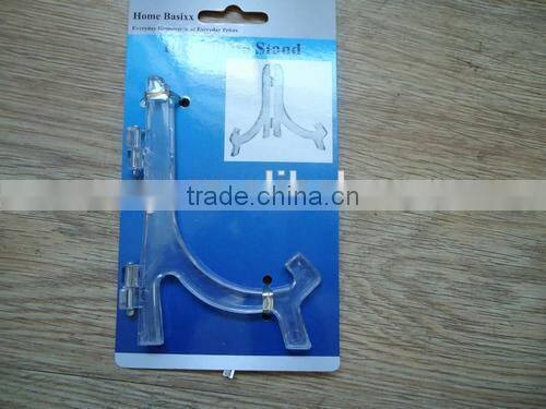 plastic display plate stand display plate holder/plate easel