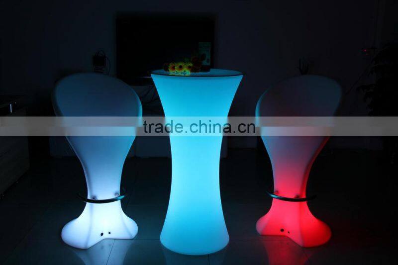 office chair home furniture led light bar table cocktail table, illuminated furniture
