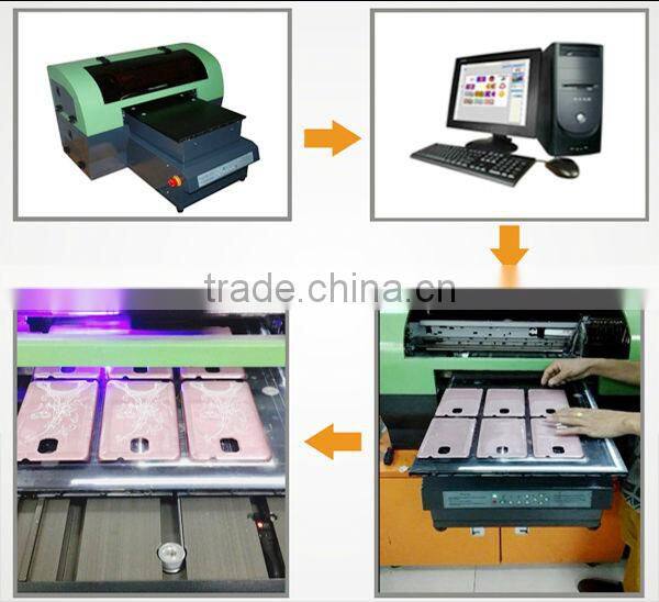 Hot sale Multicolor digital flatbed uv printer a3 for phone case