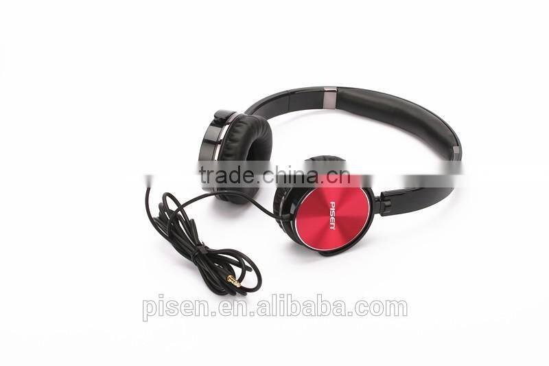 Pisen Multicolor 1.5m 5ft Guide Line Retractable Head Beam Reversible Ear Cap Handfree Wired Stereo Gaming Headset Headphone