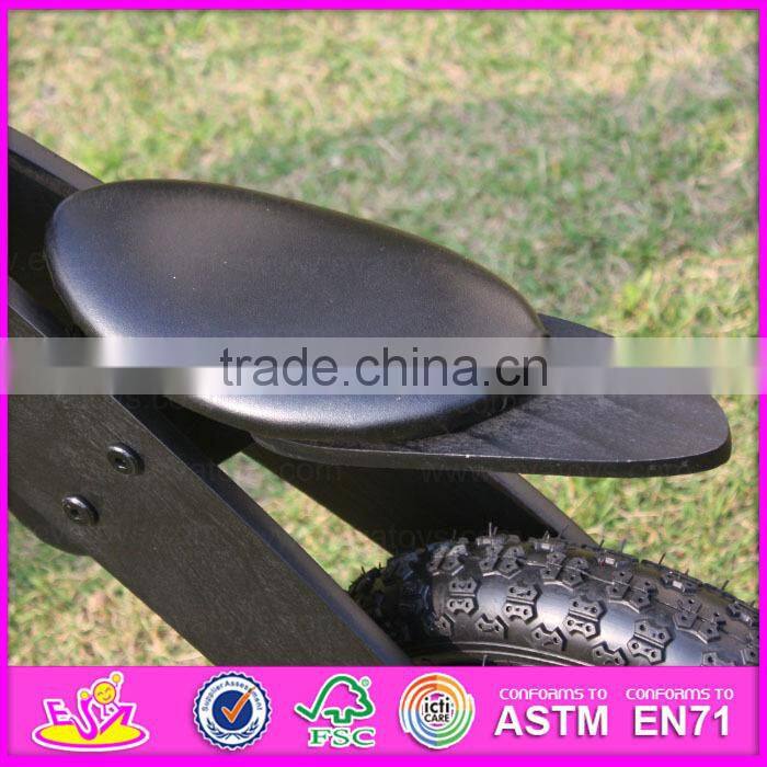2015 Black color bicycle toy for christmas gift,Wooden toy bicycle toy for promotion,Wooden bicycle toy for exhibition W16C051