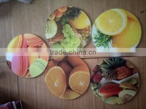 AVON hot sale Glass chopper table/glass round chopping board/chopping block/Plastic pp cutting board