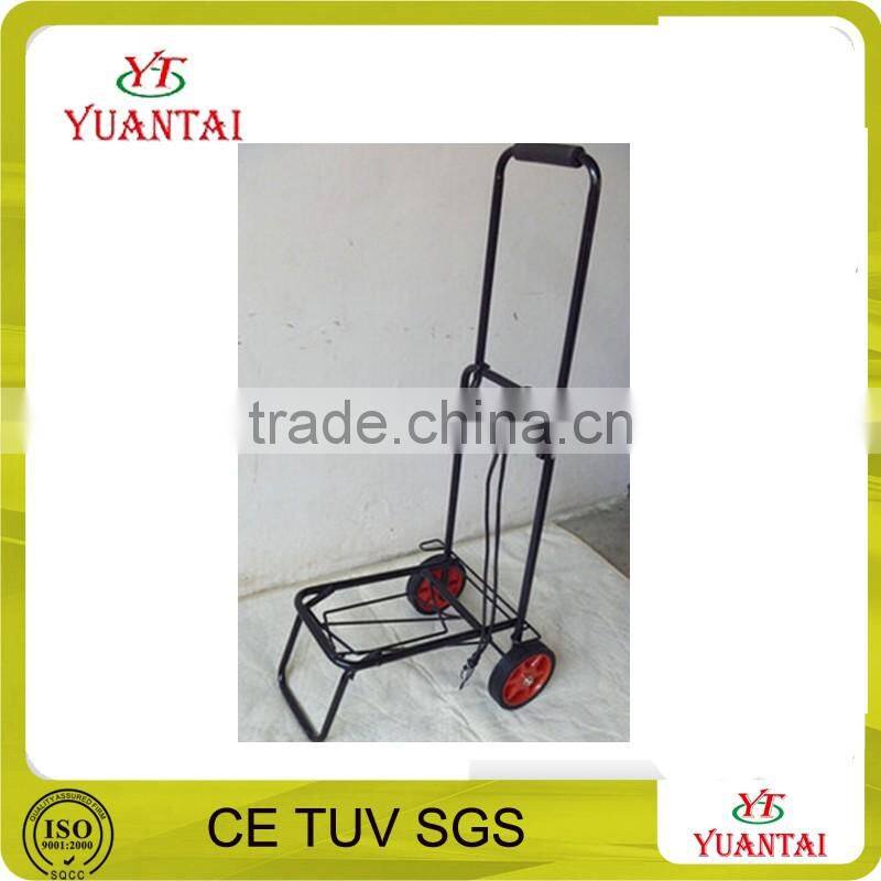 loading 15kg 30kg 40kg steel folding hand trolley shopping trolley HT501