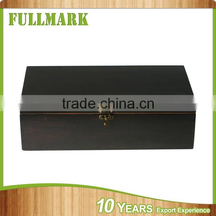 Hot design custom blank wooden wine box