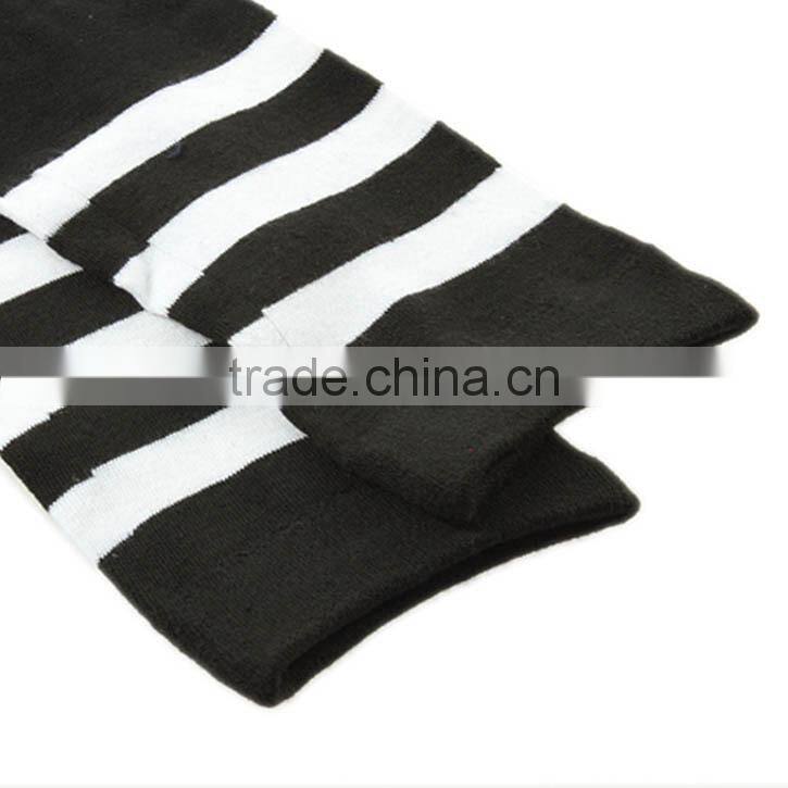 Colorful Thigh High Socks Wholesale Stripe Over Knee Legging Thigh Socks Girls Womens Stripe Cheerleader