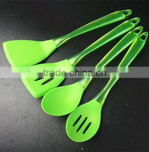 33059 silicone Kitchen Cooking Utensils with ps handle