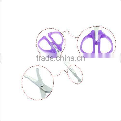 Nose Hair Scissors Factory price HB-4102 round sharp safety scissors