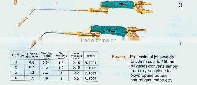 super premium Japan type welding cutting torch