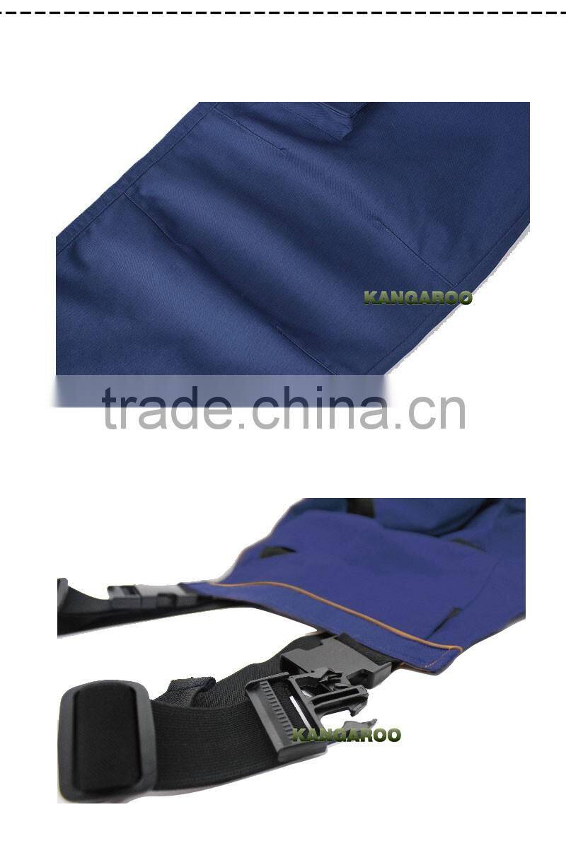 Cotton Fabric Blue Wear Rough Workwear Pants