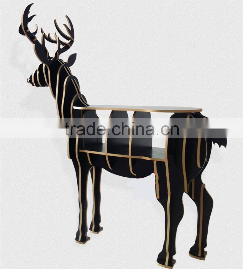 Decorative wooden deer for business gifts
