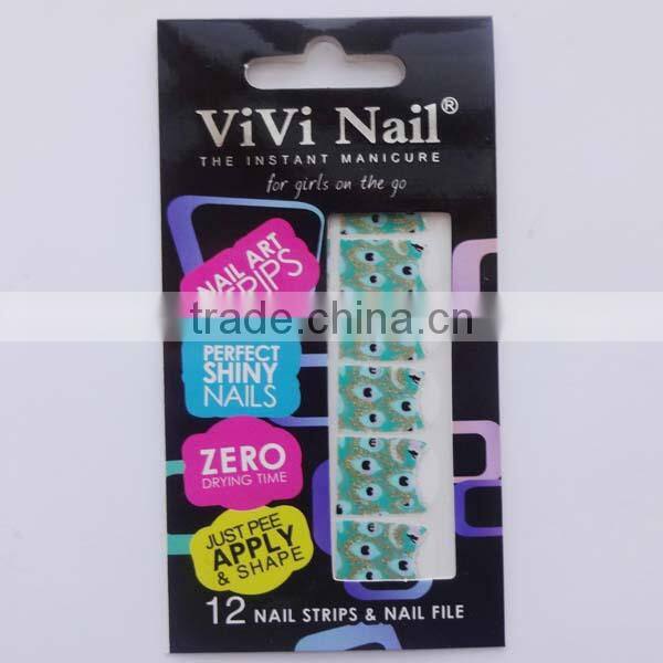 Vivi Nail Art Decal Sticker Patch Nail Polish Patch Nail Polish Strip Wrap