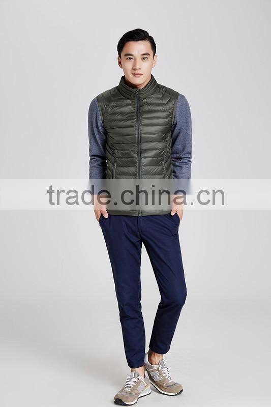Outdoor lightweight men duck down jacket