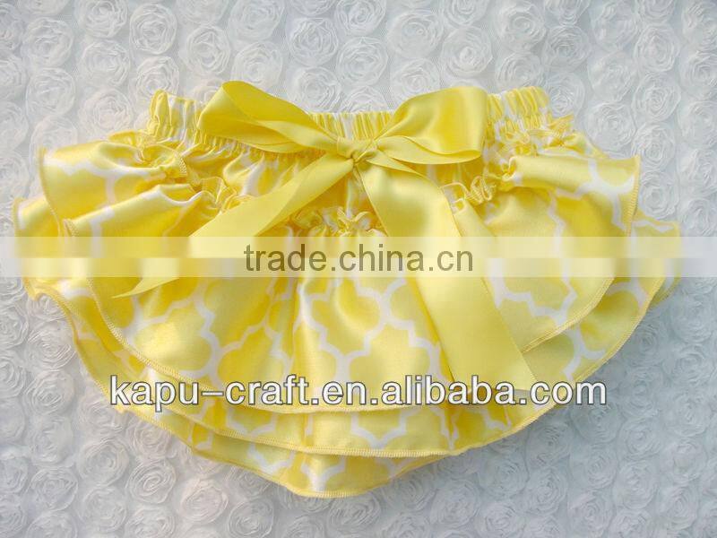 wholesale children stain underwear ruffle panties baby panties bloomer Rand baby clothes with bow