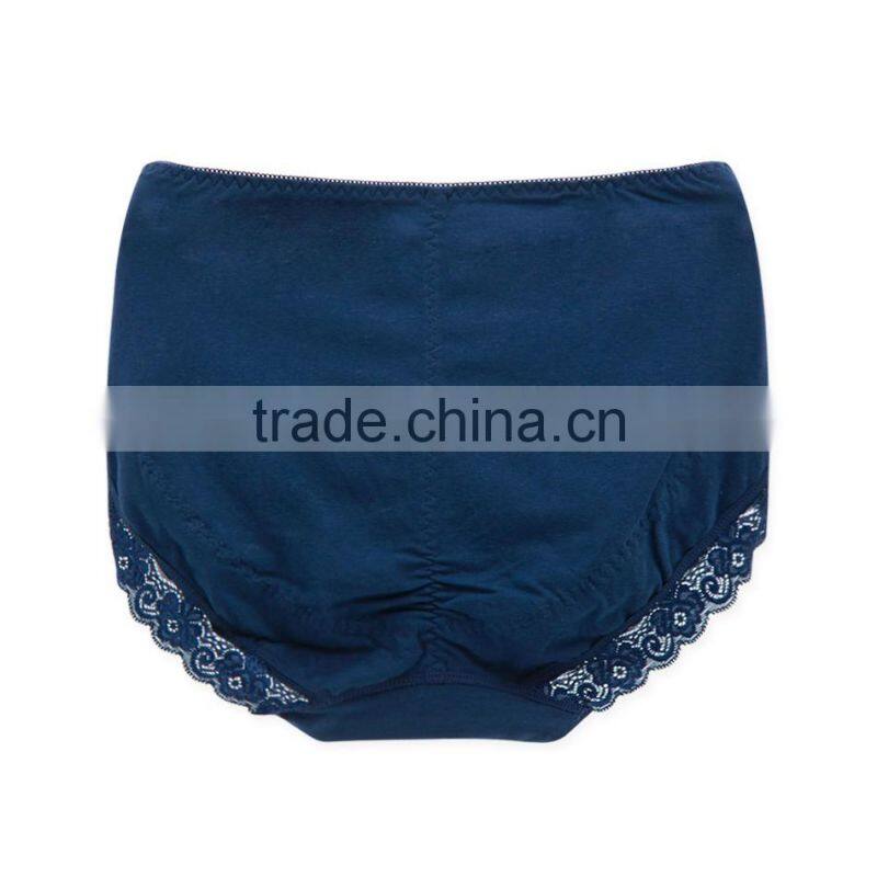 Professional Factory Custom High Quality 95% Cotton 5% Spandex with Lace Sexy Fancy Woman Underwear