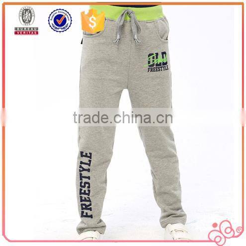 2016 best sell new design fleece latest new style boys pants