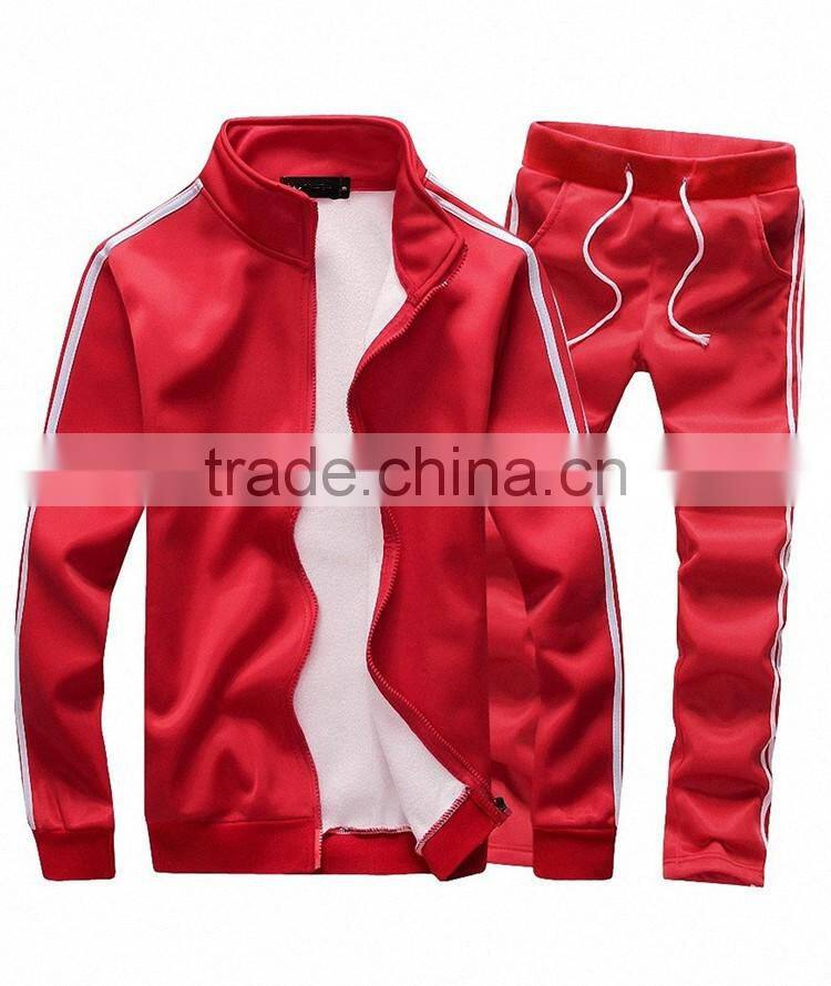 mens suit/warm male sport fleece suit/male Cardigan men's fleece suits autumn leisure coat