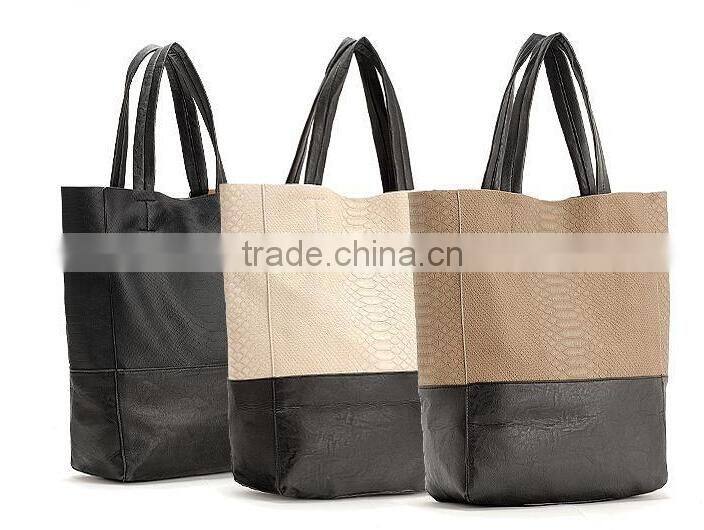 2015 branded wholesale women python snake print bags