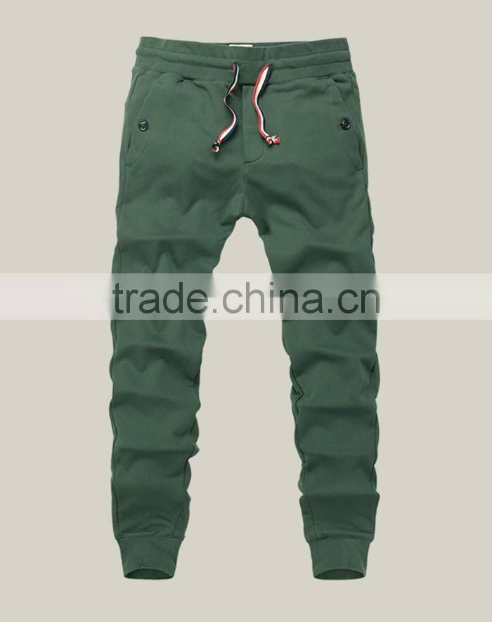 Men's wholesale plain cheap custom joggers
