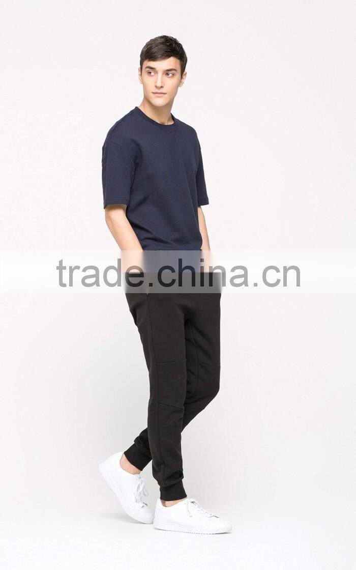 Mens classic plain short sleeve sweatshirts