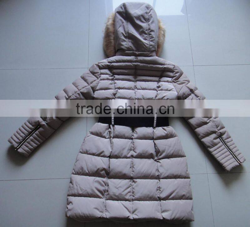Women Fake Fur Hood Fashion Warm Winter Long Jacket