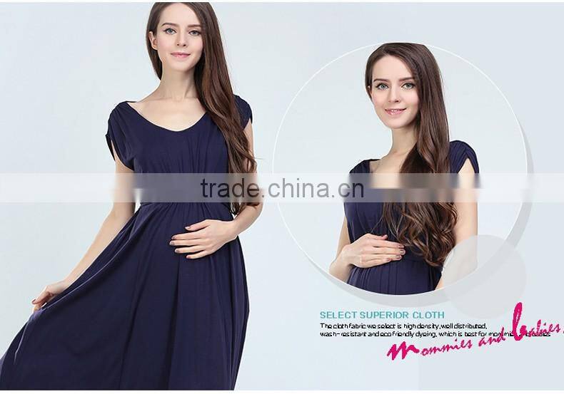 MamaLove Europe long Maternity Clothes Maternity dress Breastfeeding Dresses Maxi Nursing Dresses