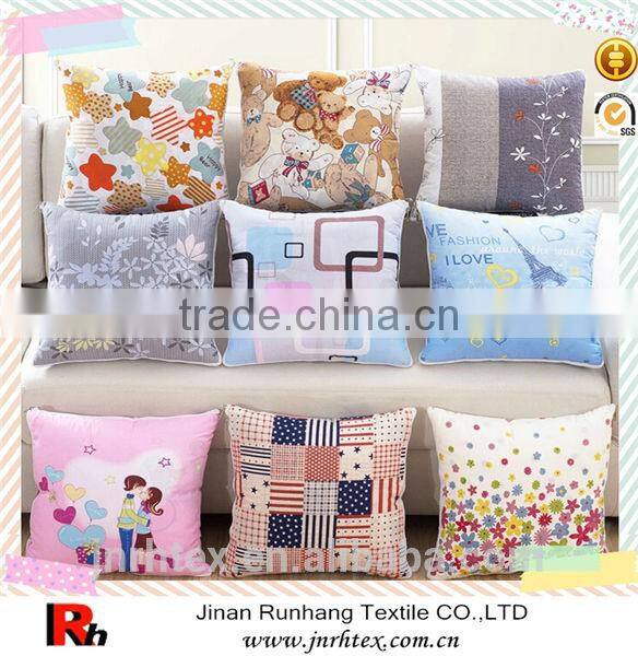 High quality custom cushion cover printed made in china