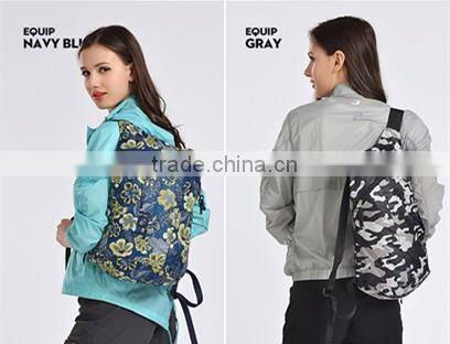 fashion leisure foldable storage package travelling backpack