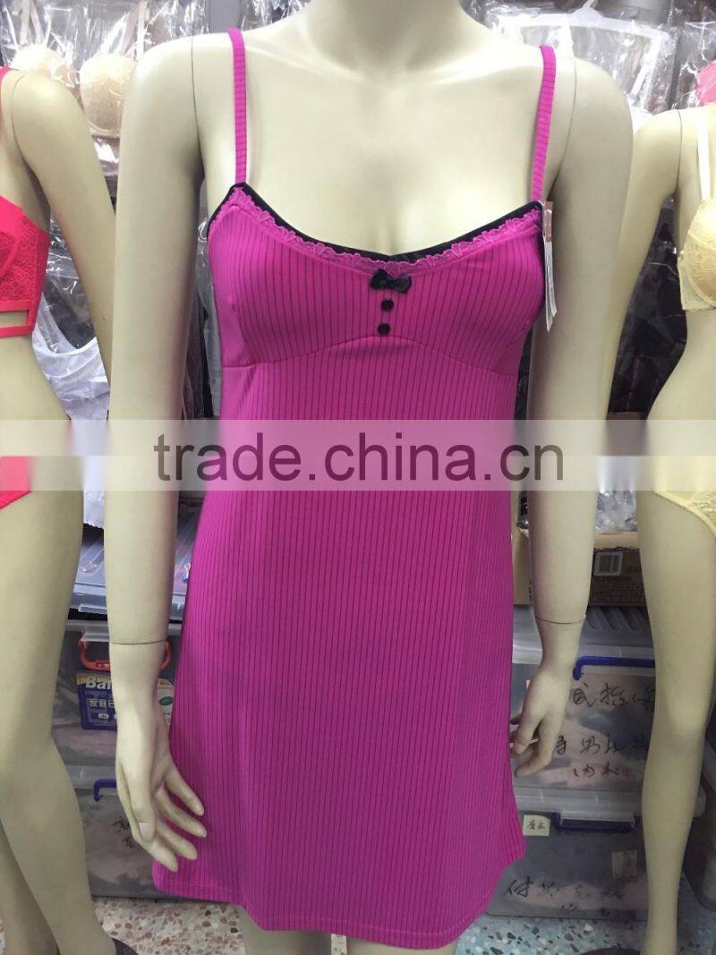 2016 new arrival sleepwear range breathable high technic processed