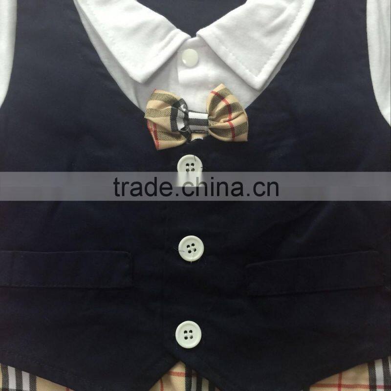 New style comfortable good quality baby suits handsome boy cute baby clothing wholesale YW-00317