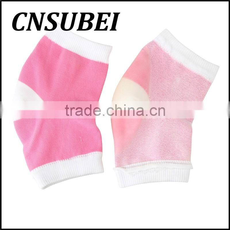 Gel foot moisture heel protector socks for foot care