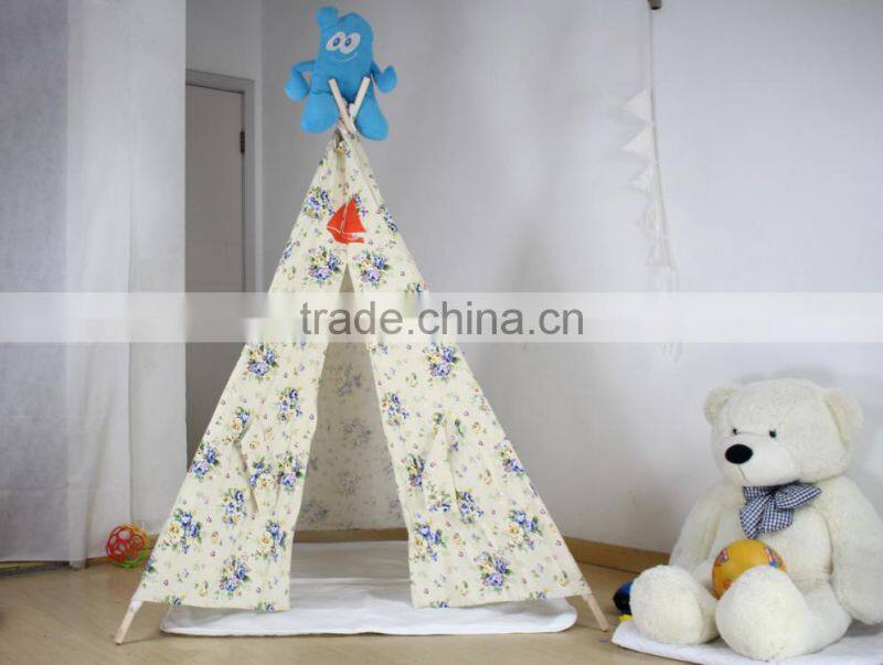 High quality comfortable kids play indian teepee tent factory