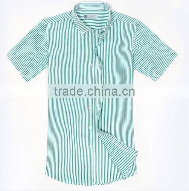 Young style rose color summer short sleeve italian men casual shirt