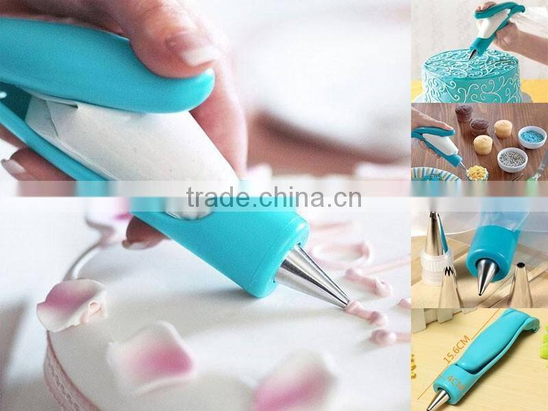 Facotry Wholesale Cake Sugarcraft Tool Nozzles Tips E Z Deco Icing Pen Cake Decorating Pen Set