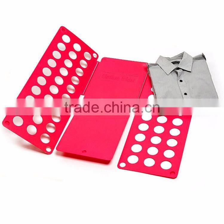 Clothes/T Shirt Folder Blue Plastic 5mm Thickness Shirt Folding Board Easy and Fast Laundry Folder