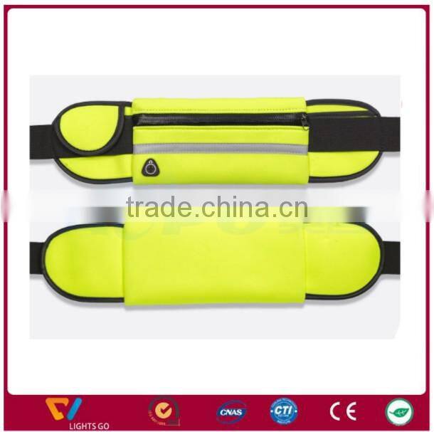 high light Outdoor waterproof reflective Runner Belt Sport Waist Bag