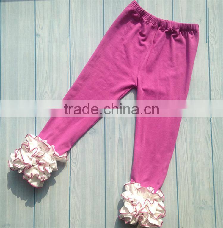 Top grade OEM quality purple fold latest design girl pants