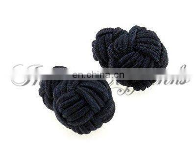 silk knot cufflinks