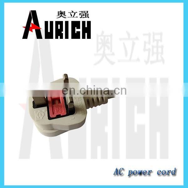 uk BS type low voltage power cord and plug for commputer