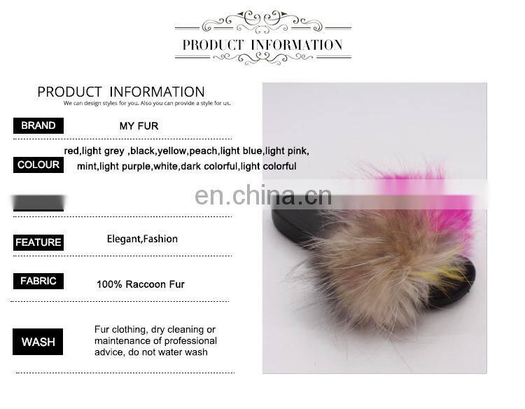 Factory Fur Slide Slippers China Rubber Slipper