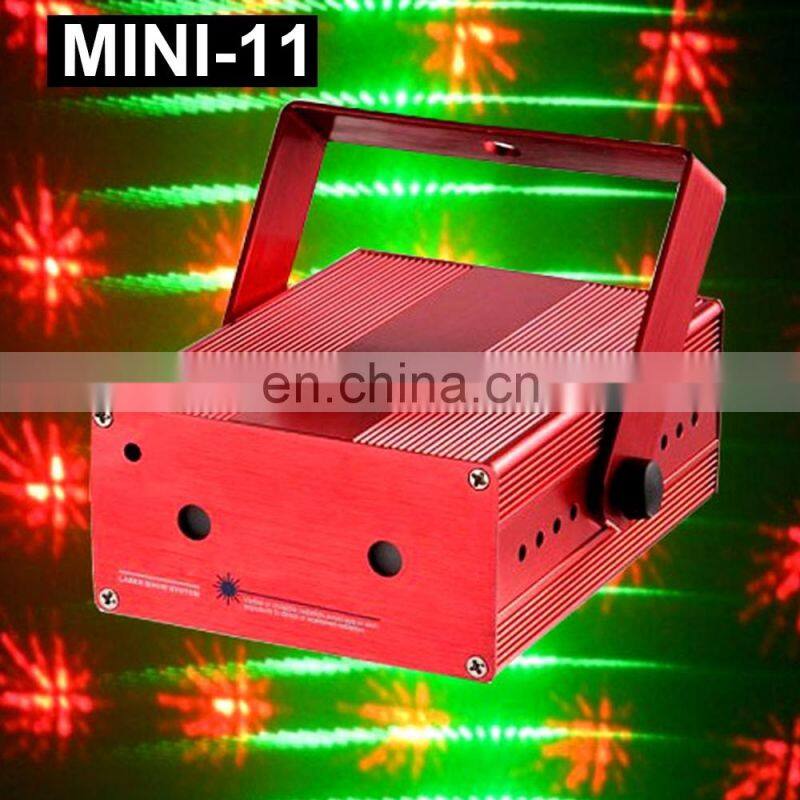 Hot Selling Christmas MINI-11 5W Mini Firefly and One Dimension Effects Laser Light