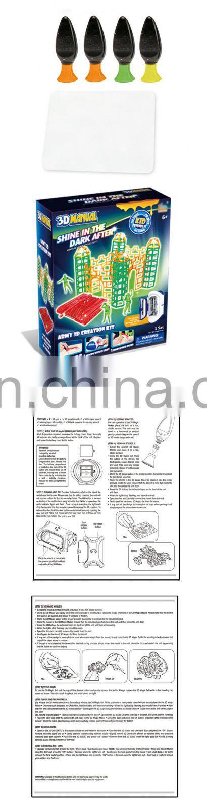 China wholesale hot items diy toys boys and girls printer 3d game