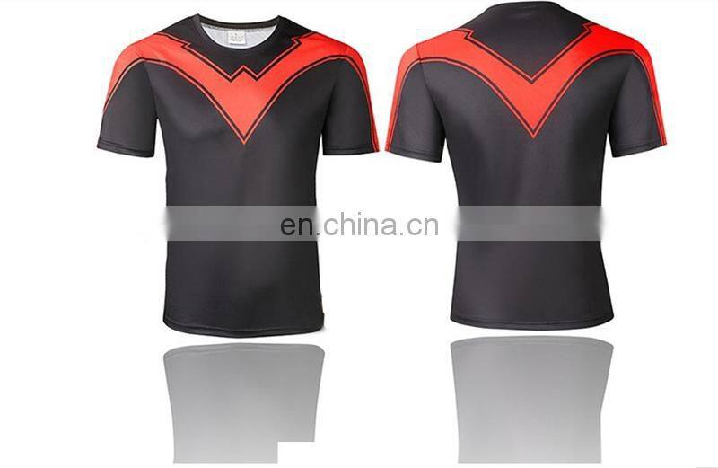 2015 new men steel beast compression sports t-shirt custom t shirt printing