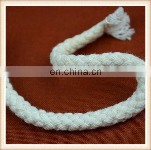 practical slim soft braided cotton rope for clothes made in China