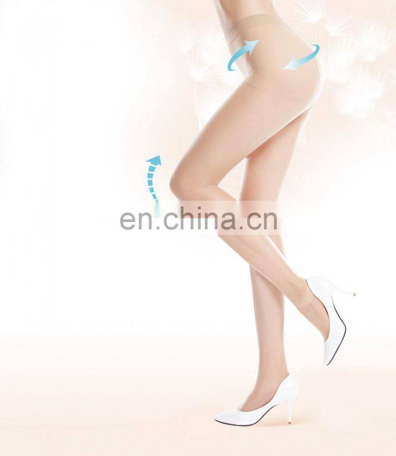 hot sale nylon black black brown natural skin pantyhose for women