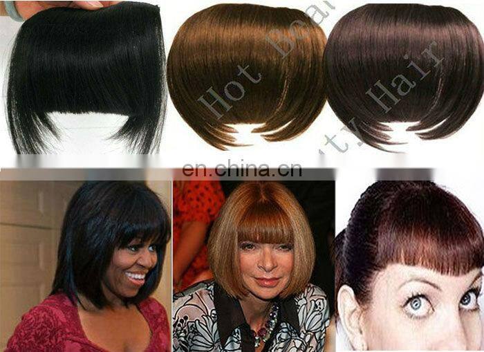 Virgin Remy Hairpiece Fringe Hair Bangs