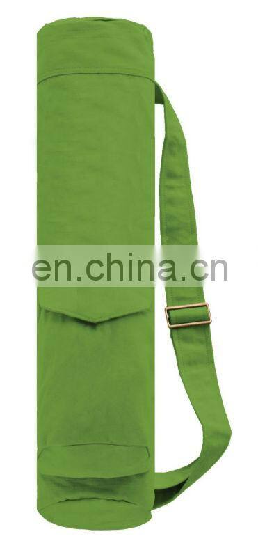 Wholesale Private Label Screen Print Cotton Yoga Mat Bag