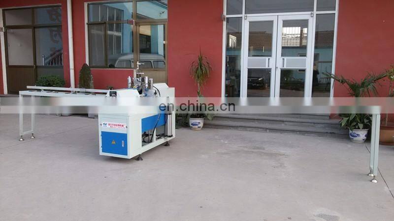 PVC door and window machine SJV-65 mullion cutting saw machine make two 45 degree one profile same end